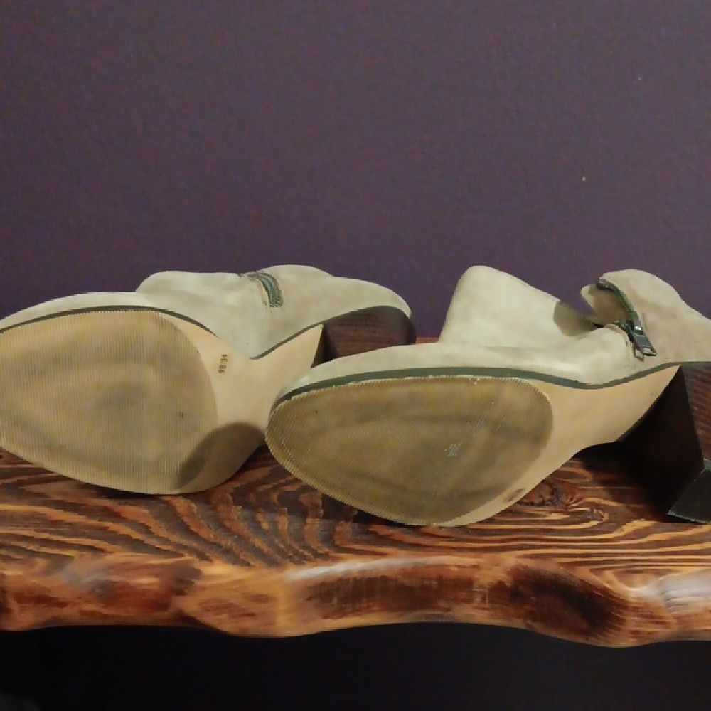 Sole Society Taupe Ankle Booties - Picture 7 of 8